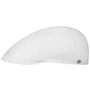 Uni Linen Flat Cap by Lierys white