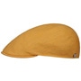 Uni Linen Flat Cap by Lierys mustard