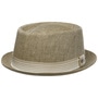 Herringbone Pork Pie Cloth Hat by Lierys beige
