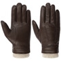 Conductive Sheepskin Gloves by Stetson dark brown