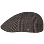 Spickard Wool Glencheck Flat Cap by Lierys navy