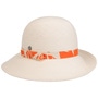 Livola Cloche Panama Hat by Lierys orange