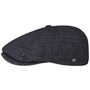 Willerson Check Flat Cap by bugatti navy