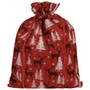 Gift Bag Reindeer 40 cm x 55 cm red