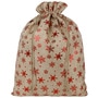 Gift Bag Star 40 cm x 55 cm nature