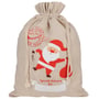 Gift Bag Santa Claus 30 cm x 40 cm nature