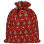 Gift Bag Christmas Trees 30 cm x 40 cm red