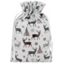 Gift Bag Reindeer 29 cm x 42 cm white