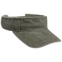 Washed Cotton Visor by Lipodo olive