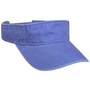 Washed Cotton Visor by Lipodo blue