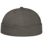 Washed Cotton Docker Hat by Lipodo dark grey