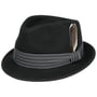 Norborne Trilby Wool Hat by Stetson black