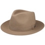 Mapleton Fedora Fur Felt Hat by Stetson beige