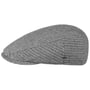 Glazer Linen Flat Cap by Bailey 1922 grey