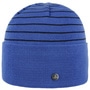 Organic Cotton Beanie with Cuff by Lierys royal-blue