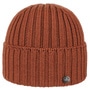 Merino Knit Beanie with Cuff by Lierys terracotta