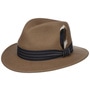 Norborne Traveller Wool Hat by Stetson light brown