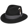 Norborne Traveller Wool Hat by Stetson black