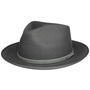 Carbury Fedora Wool Hat by Stetson dark grey
