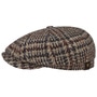 Hatteras Hoback Virgin Wool Flat Cap by Stetson beige