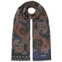 Multicolour Paisley Wool Scarf by Stetson navy
