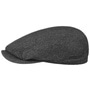 Sustainable Cashmere Flat Cap by Stetson anthracite