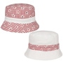 Cotton Check Bucket Reversible Hat by McBURN red