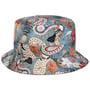 Cotton Paisley Bucket Hat blue