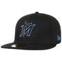 59Fifty Perf Emea Marlins Cap by New Era black
