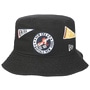All-Over Patch Bucket Hat by New Era black