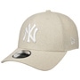 9Forty Linen NY Yankees Cap by New Era beige