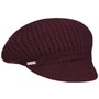Cashmere Newsboy Cap by Seeberger bordeaux