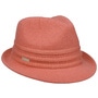 Uni Trilby Wool Hat by Seeberger coral