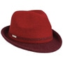 Sabetha Trilby Milled Wool Hat by Seeberger bordeaux