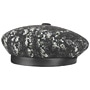 Needlepunch Floral Beret by Kangol black