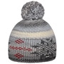 Ike Pompom Beanie Hat by Eisbär dark grey