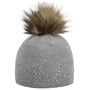 Nalin Lux Crystal Beanie Hat by Eisbär grey