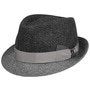 Classic Twotone Trilby Wool Hat by Lierys grey