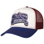 Lettering Trucker Cap by Stetson blue-red