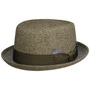 Melverton Pork Pie Wool Hat by Alfonso D’Este olive