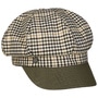 Verlea Houndstooth Newsboy Cap by Lierys olive