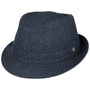 Shetland Wool Trilby Hat by Lierys blue