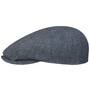 Kent Inspection Tag Flat Cap by Stetson blue-mottled