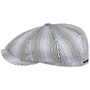 Hatteras Fresh Stripes Flat Cap by Stetson white-blue