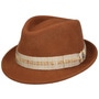Janvell Trilby Wool Hat by Lierys rust