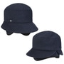Wool Bonnet with Ear Flaps by Lierys blue