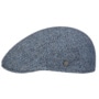 Classic Harris Tweed Flat Cap by Lierys blue