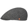 Sidney Tweed Flat Cap by Mayser black