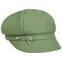 Fleece Newsboy Cap with Loop by bedacht green