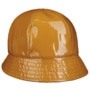 Rovedara Patent Rain Hat by bedacht yellow